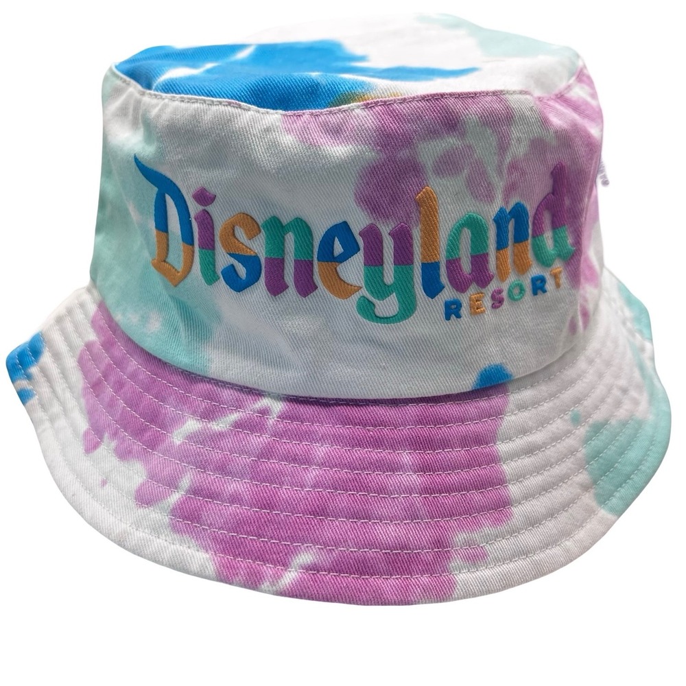 Disney Spirit Jersey Disneyland Resort Tie Dye Bucket Hat Blue Purple OSFM